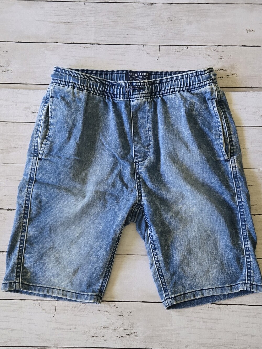 Boy's Denim Jogger Shorts